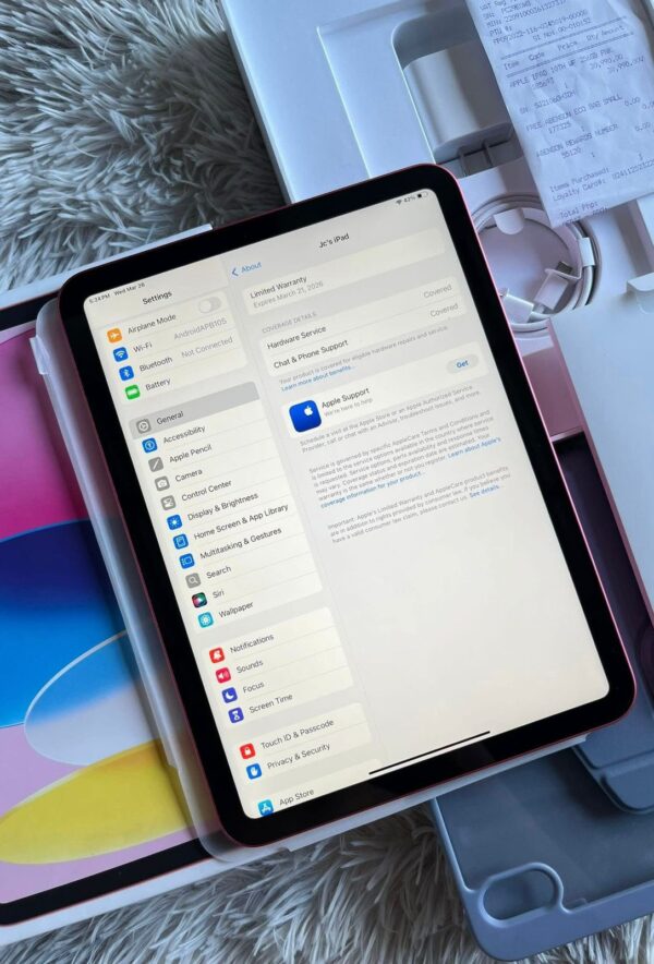 iPad gen 10th 256gb pinkk