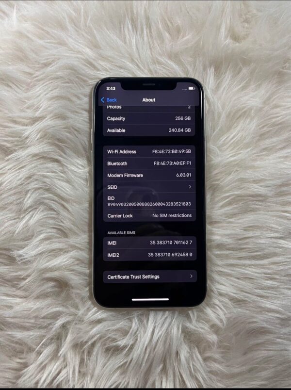 iPhone 11 PRO 256GB WHITE